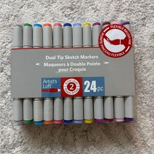 Artist's Loft Dual Tip Sketch Markers Set